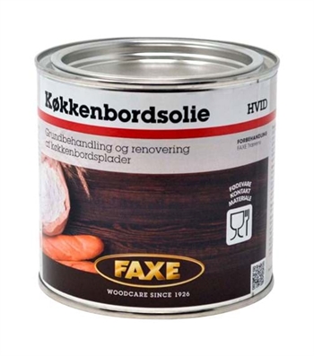 Faxe Køkkenbordsolie Hvid 0,75 L